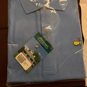 Mens Medium Masters Polo, Sky Blue